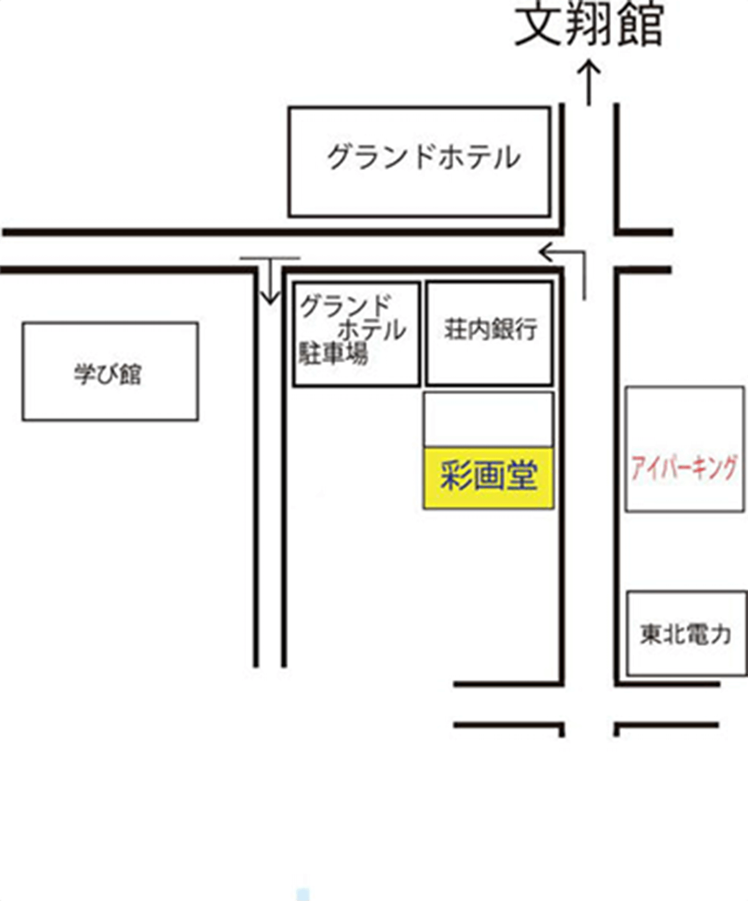 イラストの地図